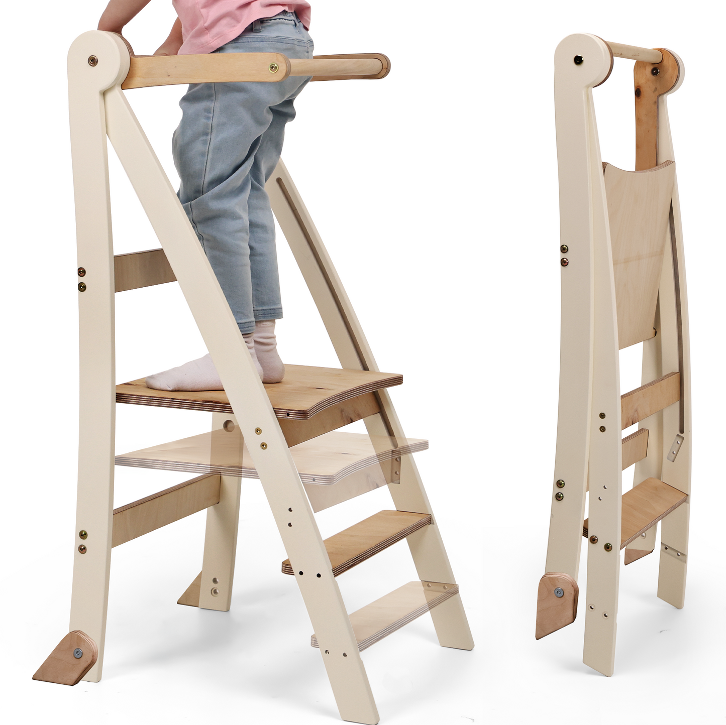Adjustable toddler tower - Kids Step Stool-0