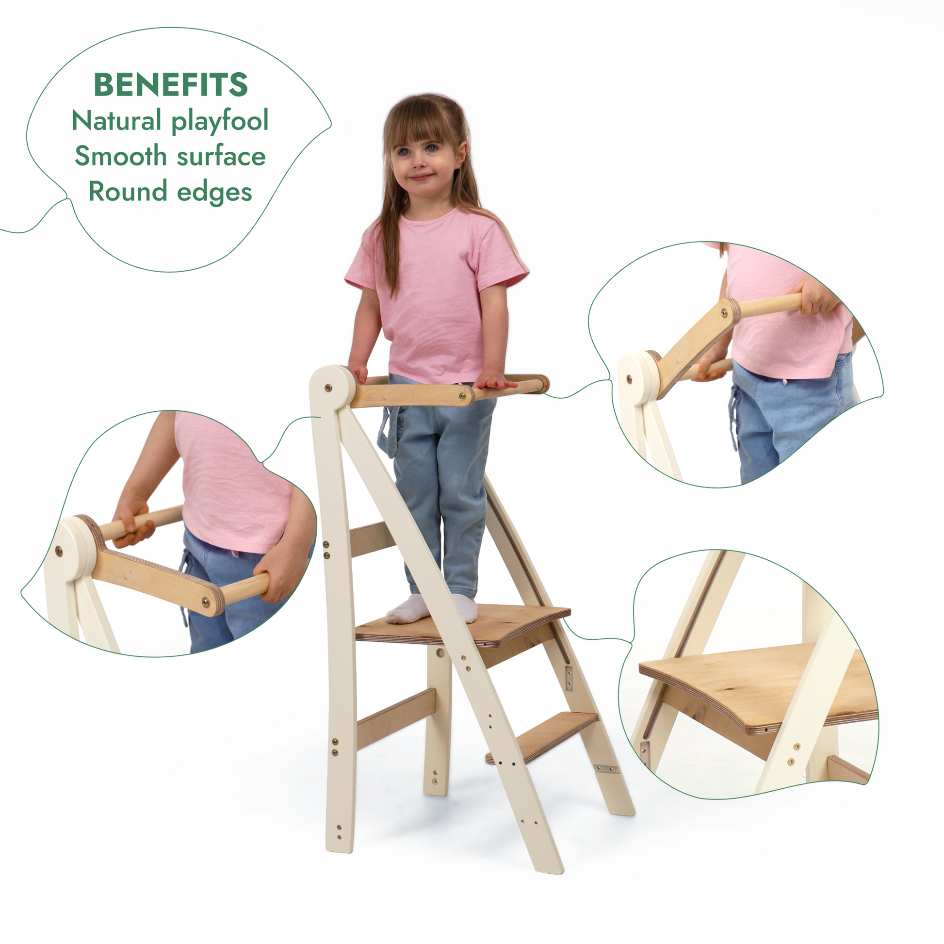 Adjustable toddler tower - Kids Step Stool-4